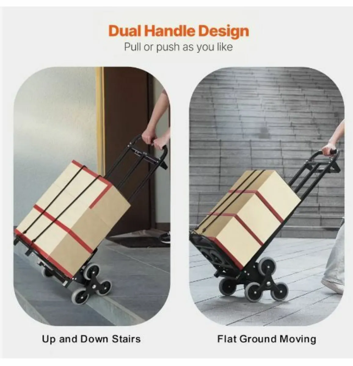 Stair Climbing Cart Heavy Duty Folding Hand Truck - Image 4