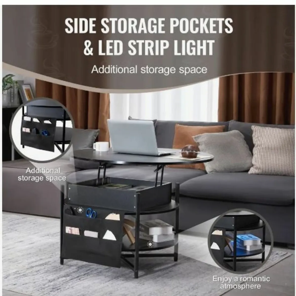Lift Top Coffee Table - Image 2
