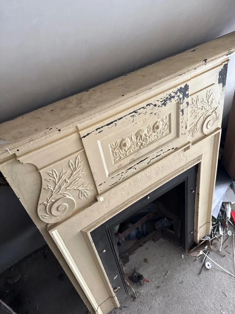 Cast iron fireplace