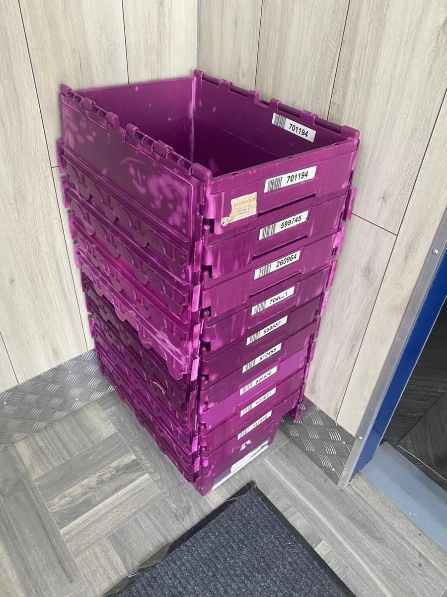 Plastic storage boxes - Image 1