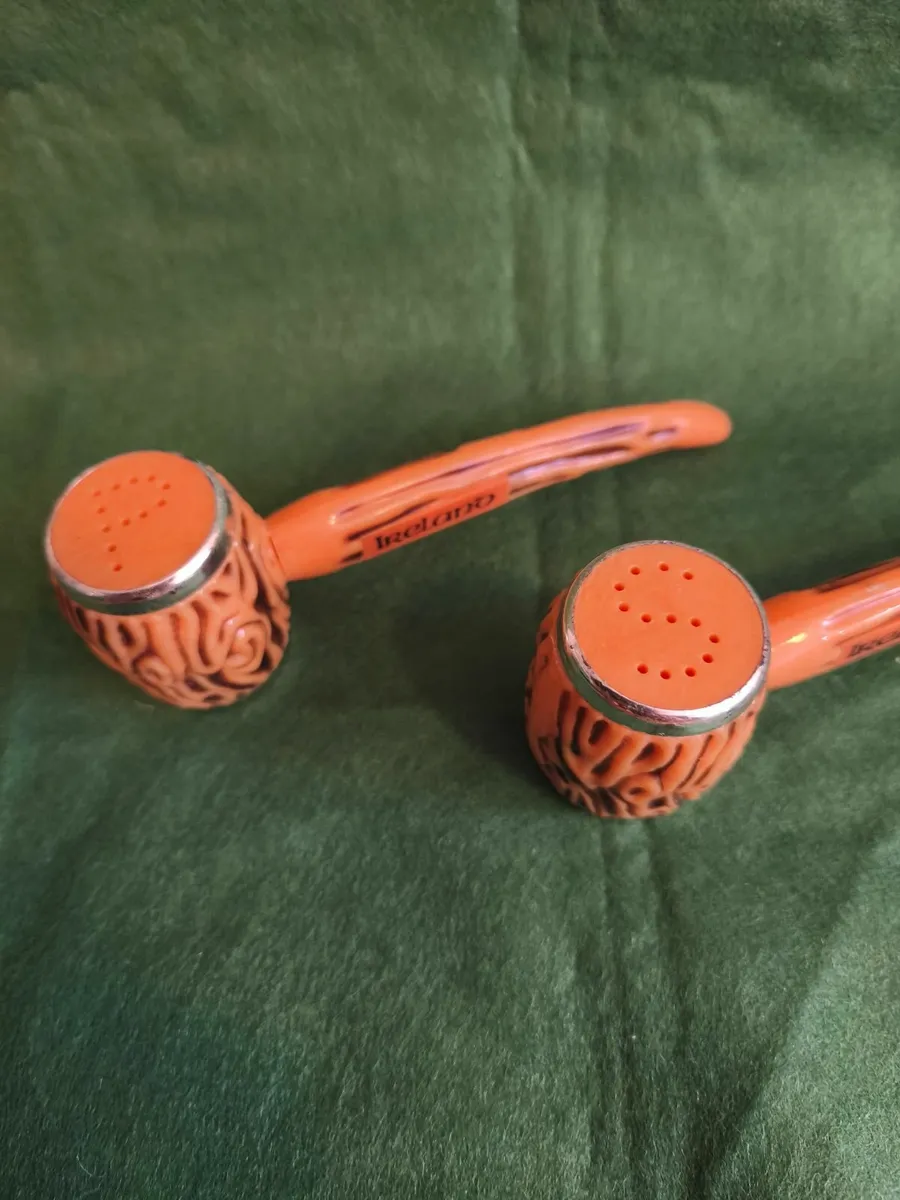 Vintage Ireland Salt and Pepper Pipes - Image 3