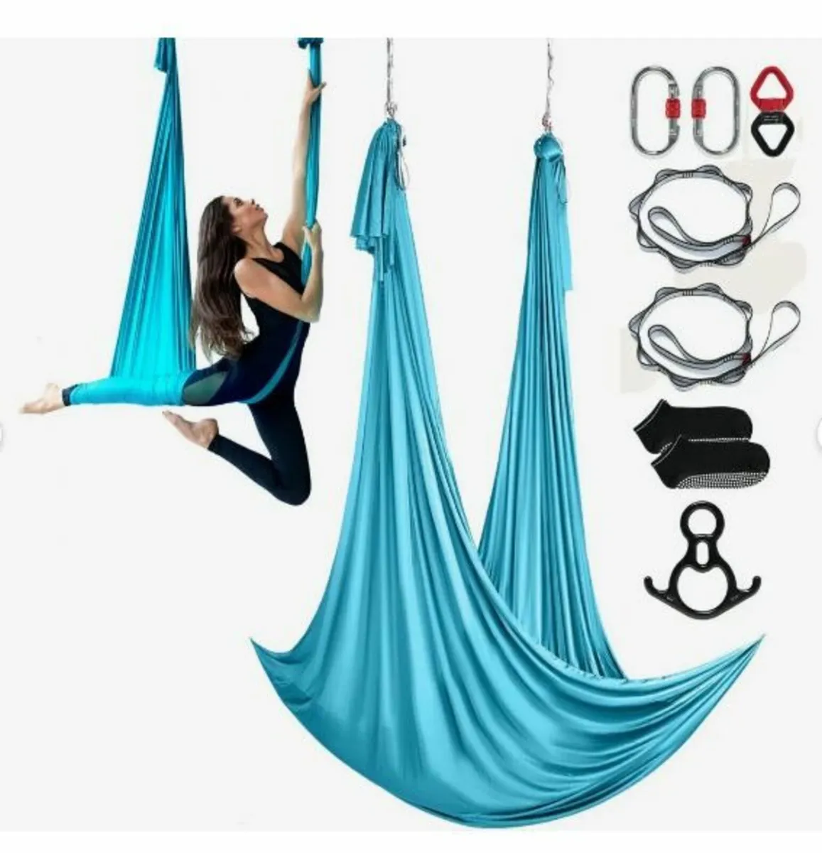 Aerial Silk & Yoga Swing, 11 Yards - Image 1