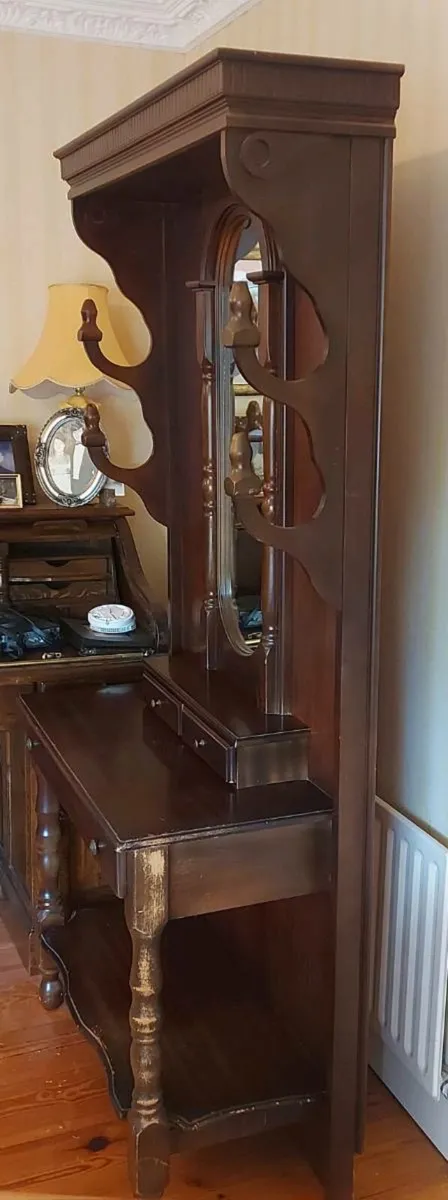 Hallstand with mirror and storage - Image 2
