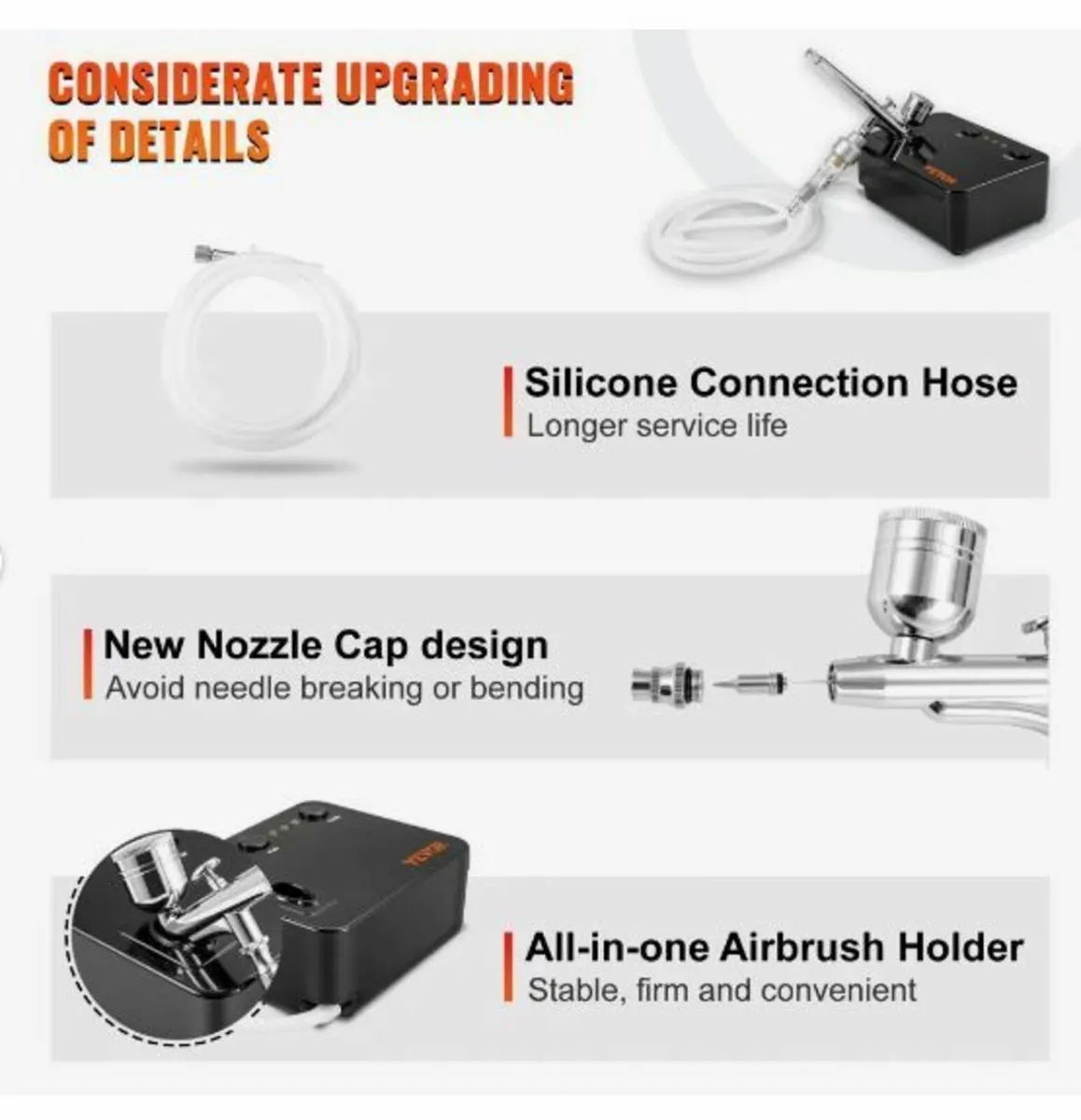 Airbrush Kit, Portable Airbrush Set - Image 2