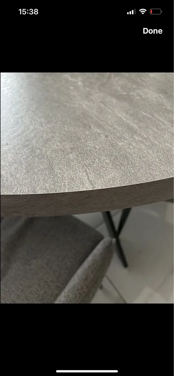 Kitchen table and 4 chairs - Image 4
