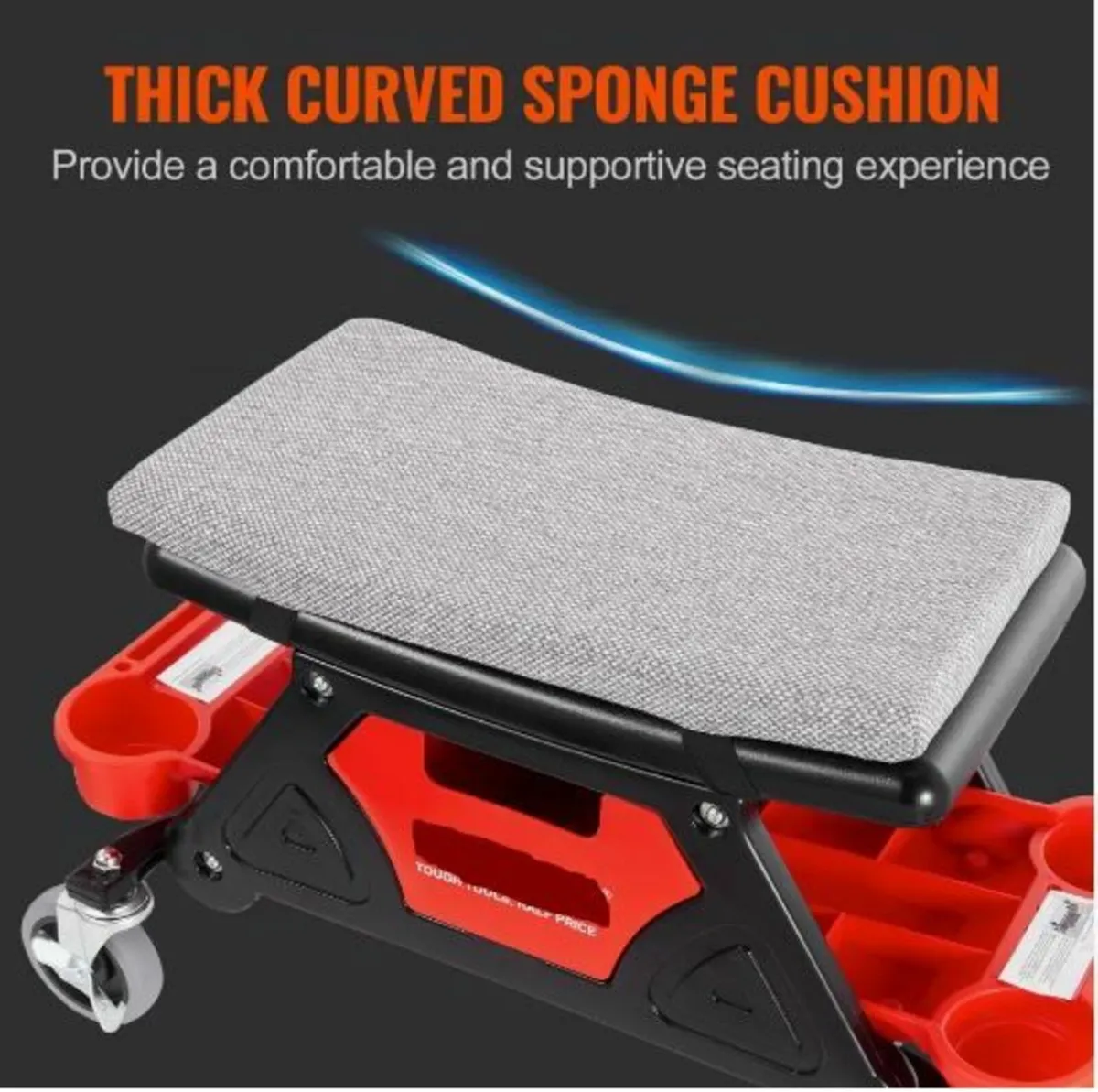 Mechanics Stool, 300 LBS Capacity - Image 3