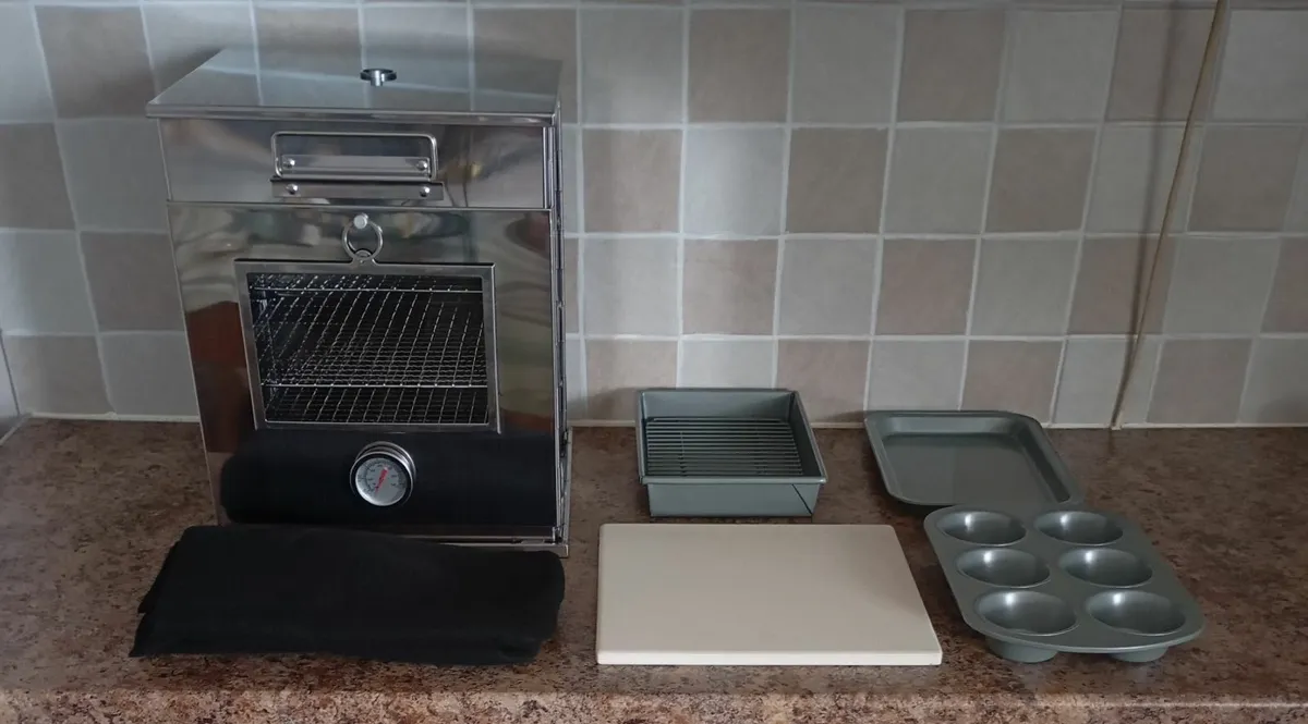 Portable Camping Oven and Accessories (New) - Image 1