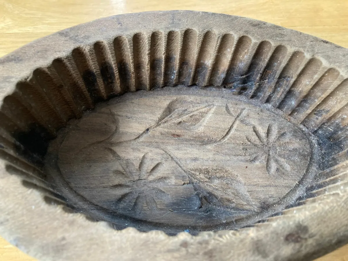 Antique French old farm butter mold - Image 2