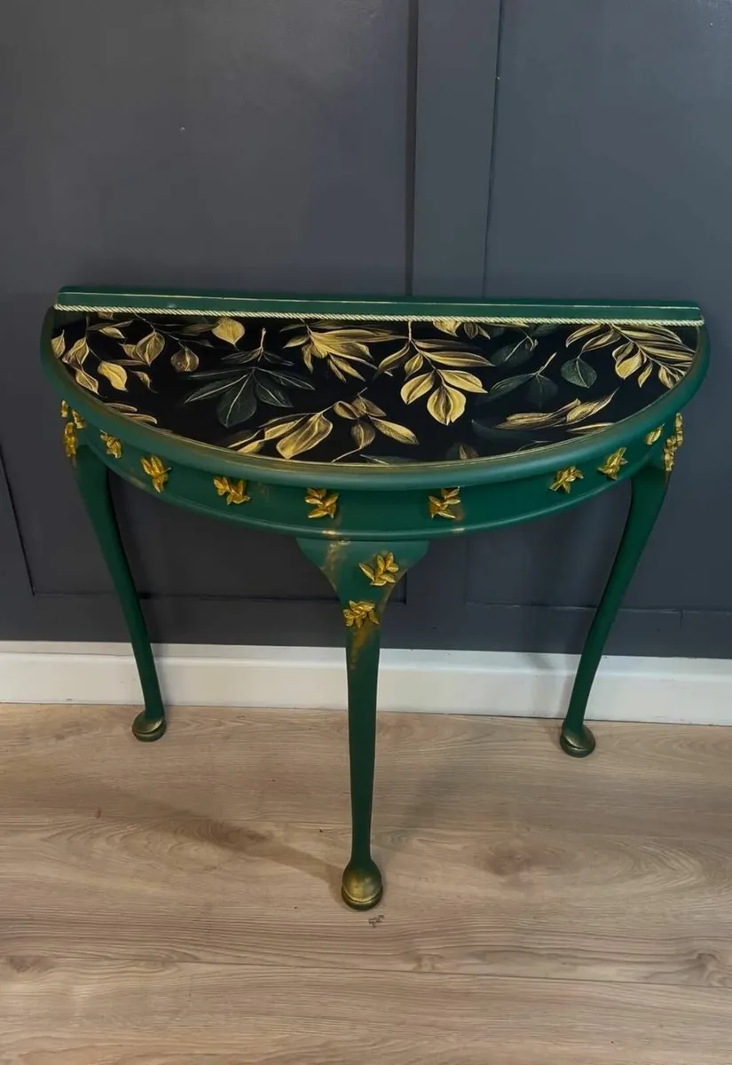 Half mon table console table - Image 3