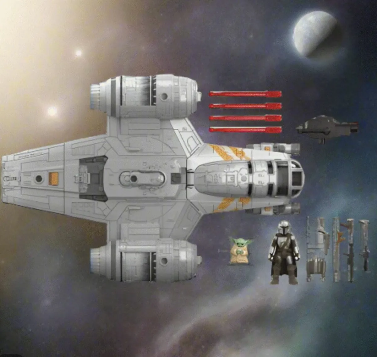 Star Wars Mission Fleet The Mandalorian Razor Cres - Image 3