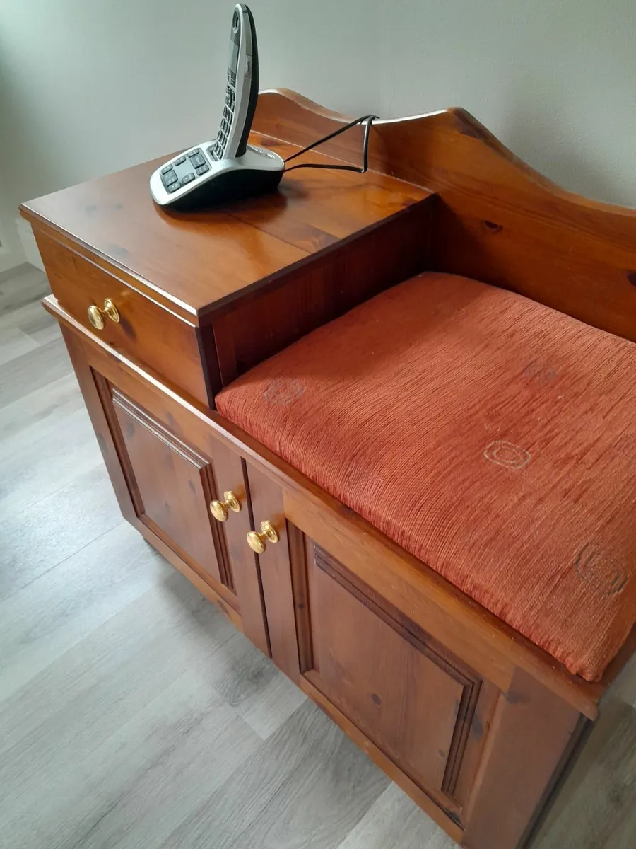 Hall phone table