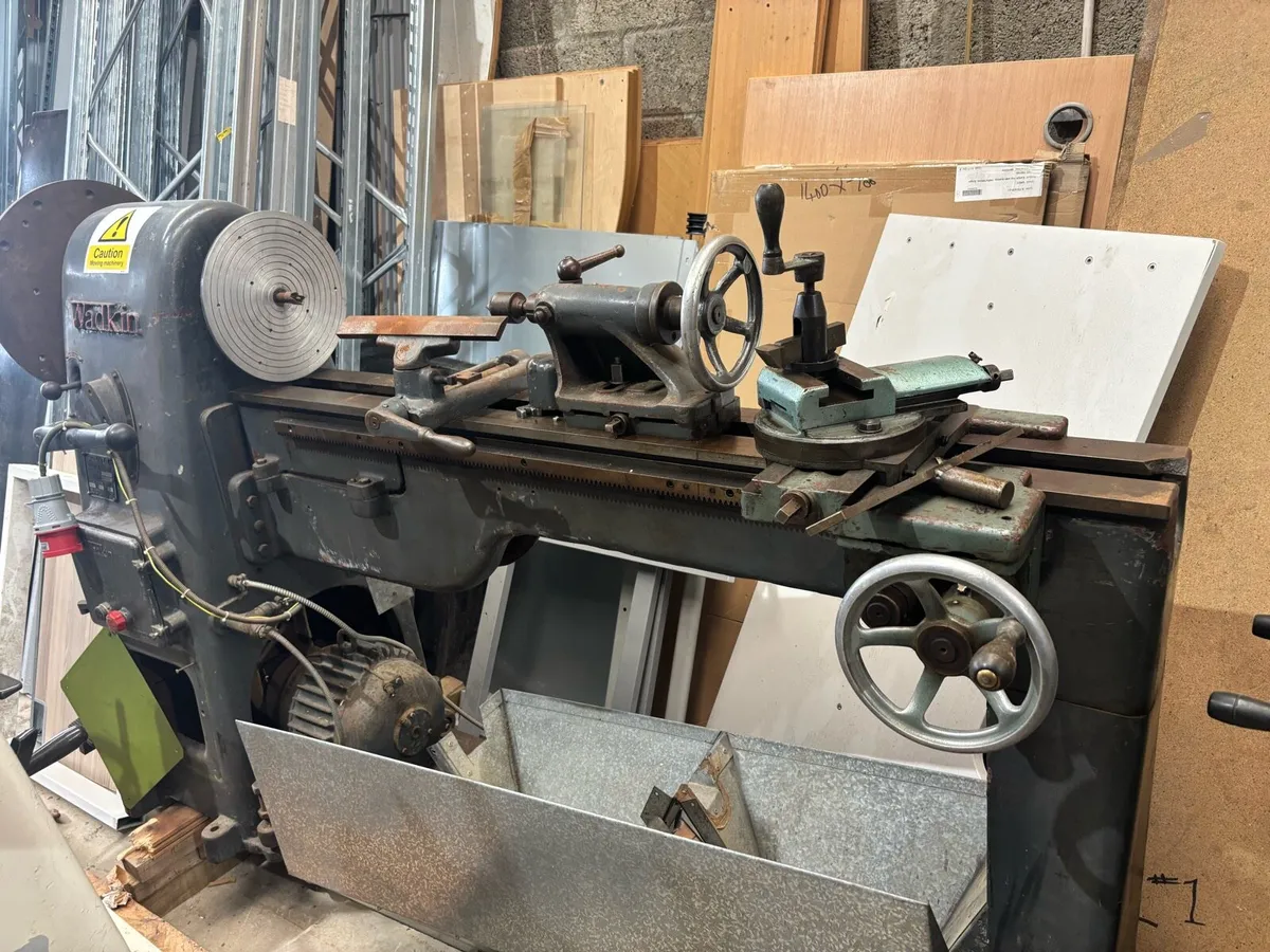 Wadkins woodworking lathe - Image 1