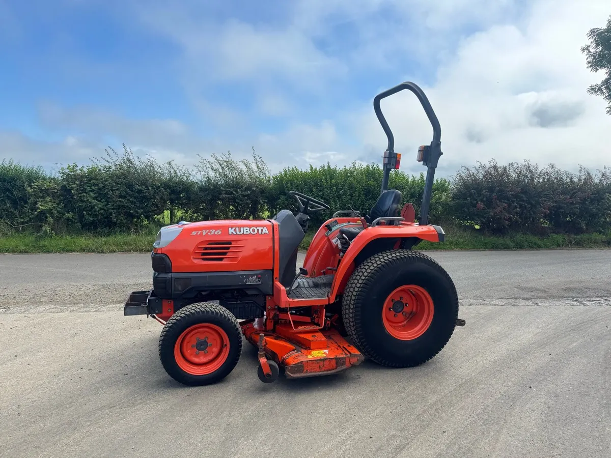 Kubota Compact Tractor with Mid Mounted Deck - Image 1
