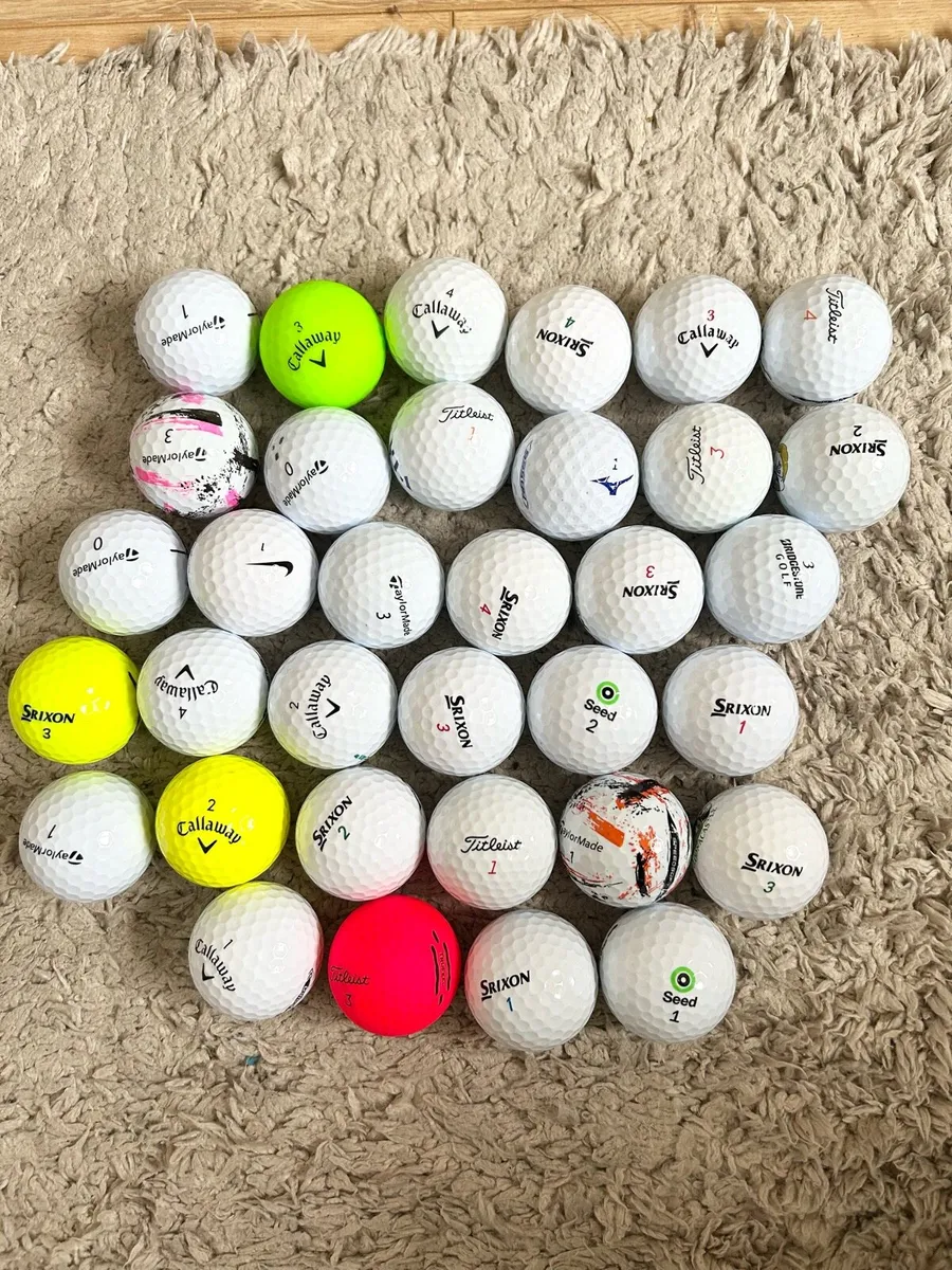 34 As New Top Brands Golf Balls - Image 1