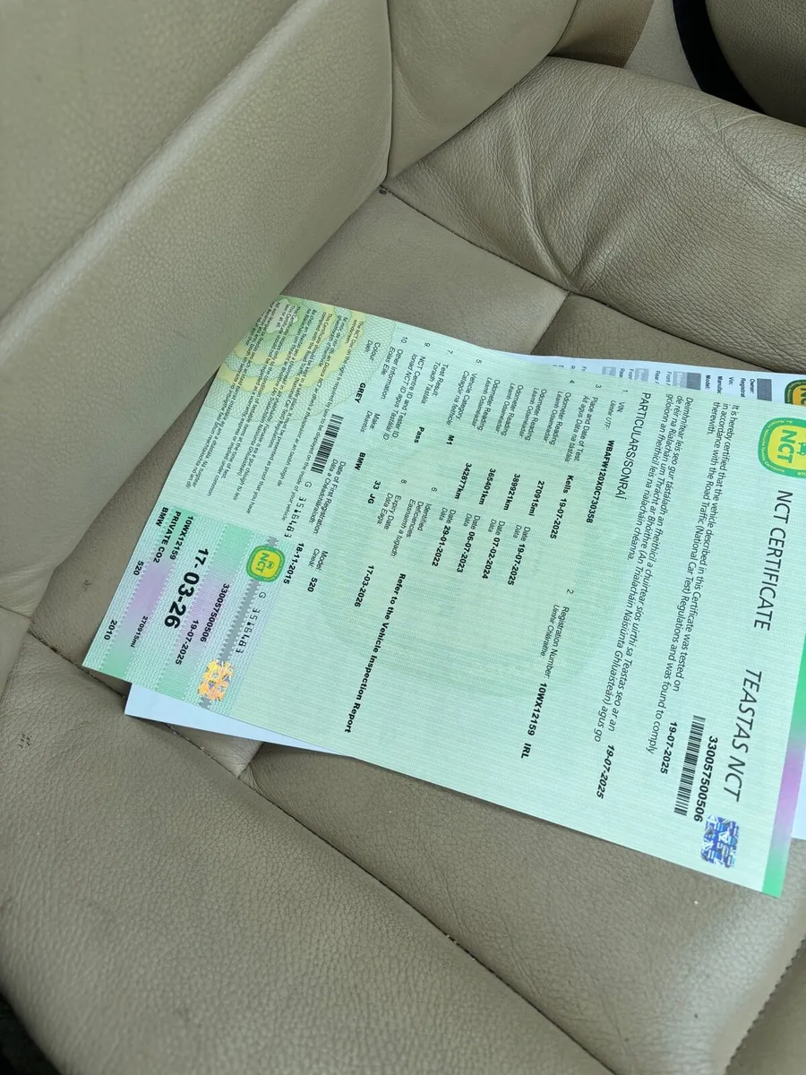 Bmw F10 520D new nct and tax - Image 3