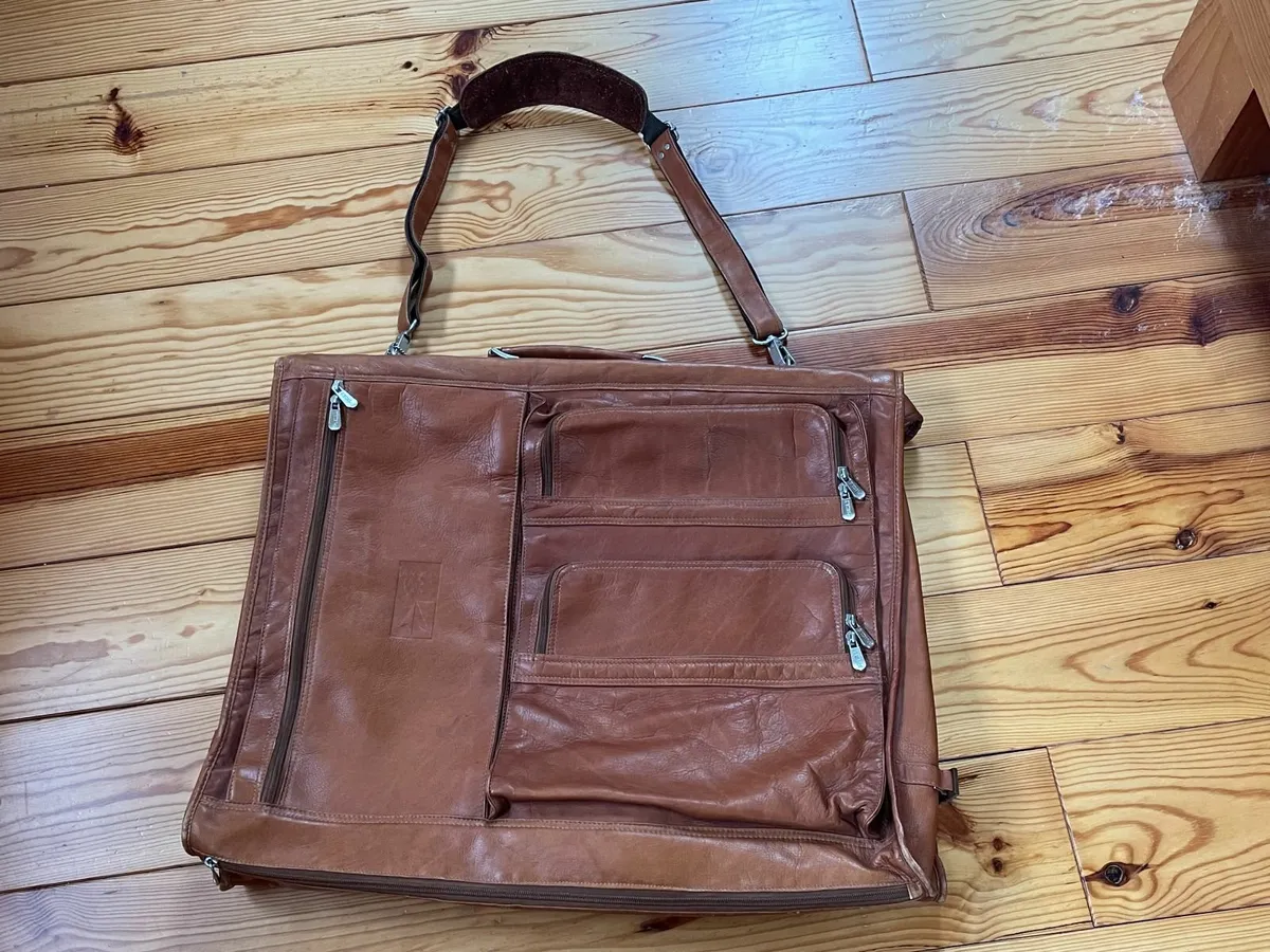 Leather Suit / Garment Bag - Image 1