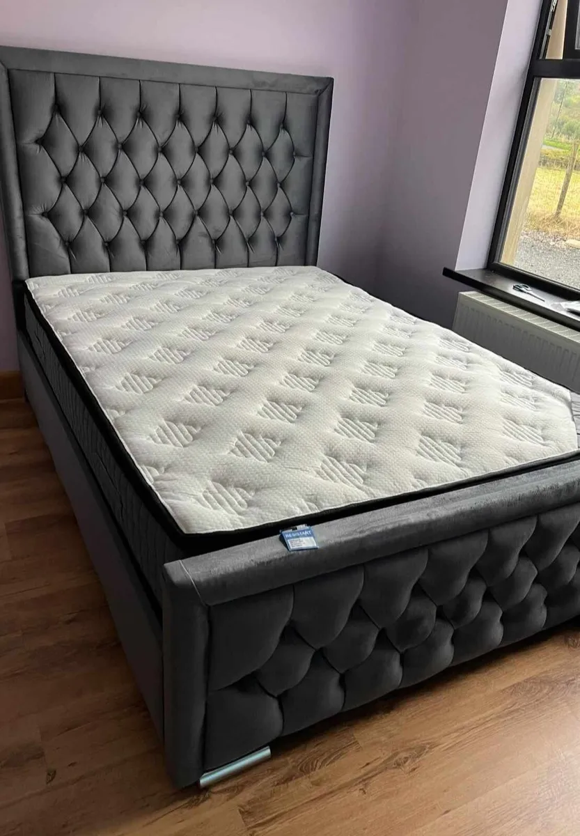 New Double/King Size Bed With Mattress - Image 2