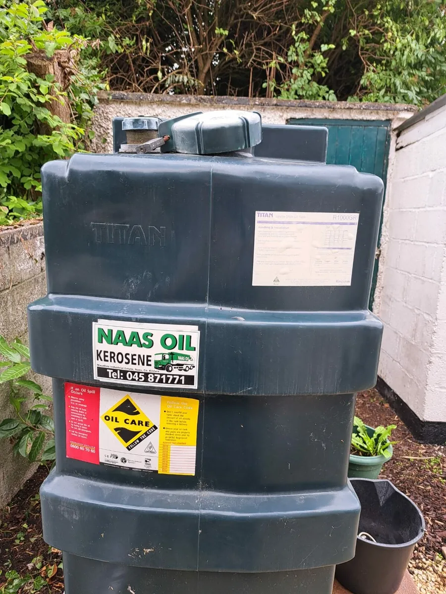 Plastic 1000 litre oil tank - Image 2