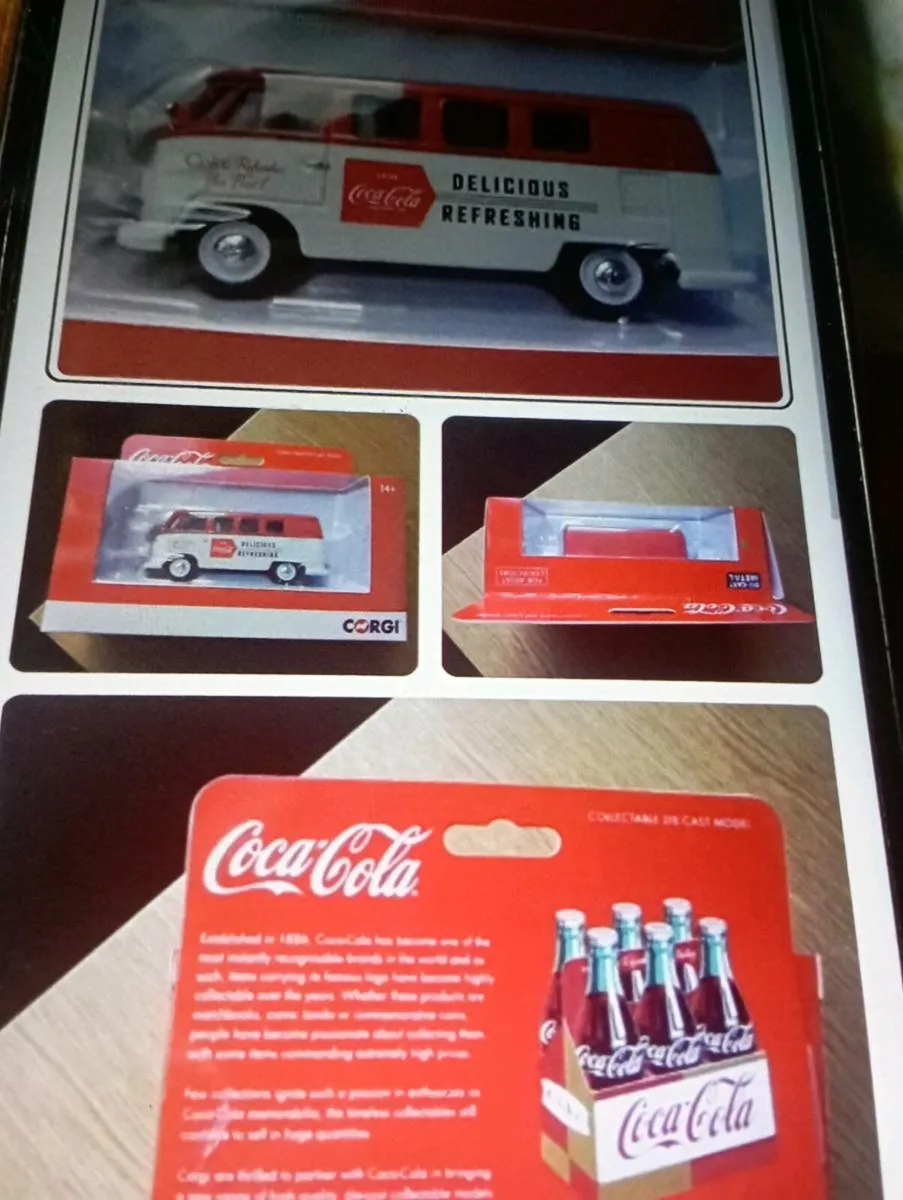 CORGI COCA COLA VOLKSWAGEN TI CAMPERVAN - Image 1