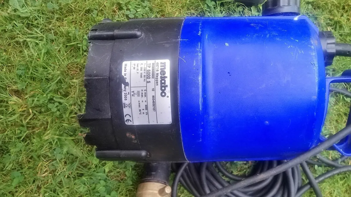 Metabo submersible pump - Image 3