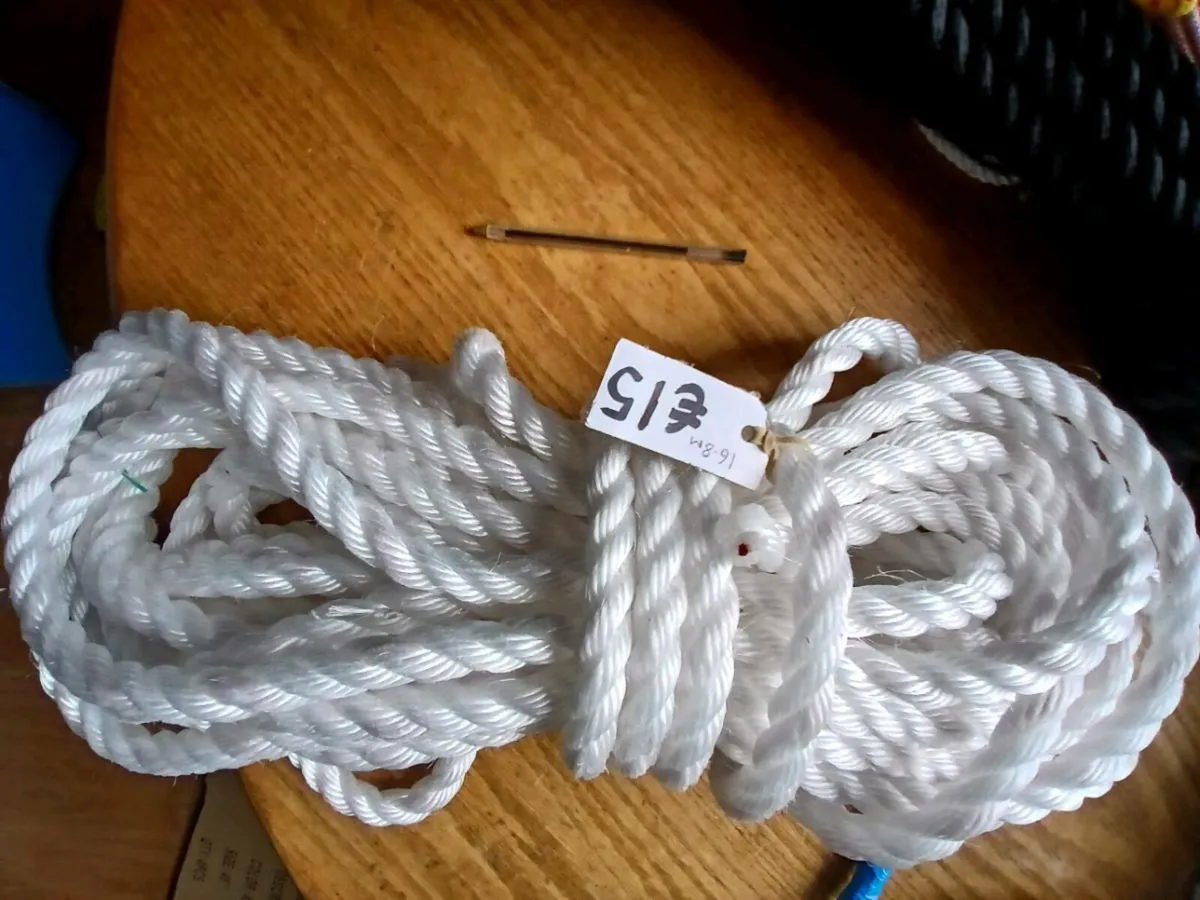 Job lot end of 100m marine rope reels, free p+p - Image 4
