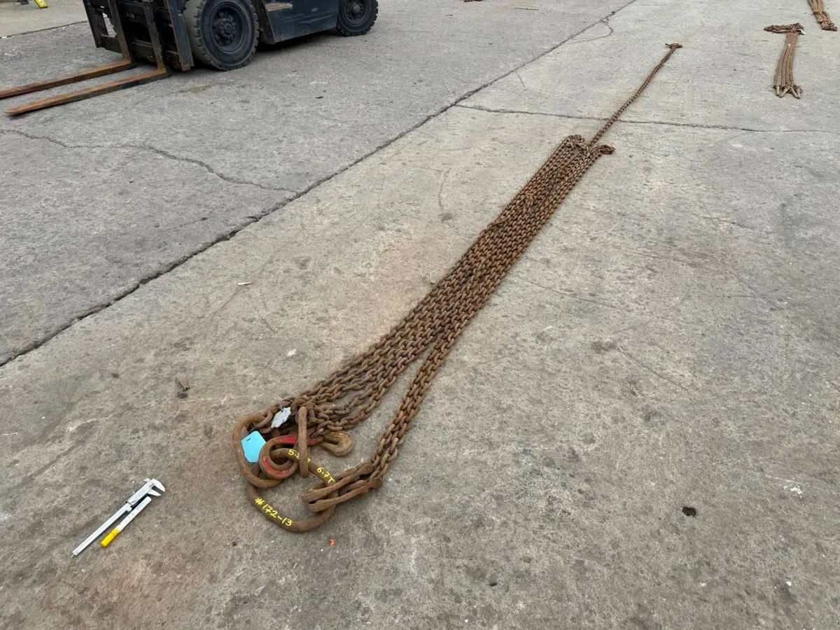 5.8 Metre ...6.7 ton ...lifting chains 4 LEG .... - Image 3
