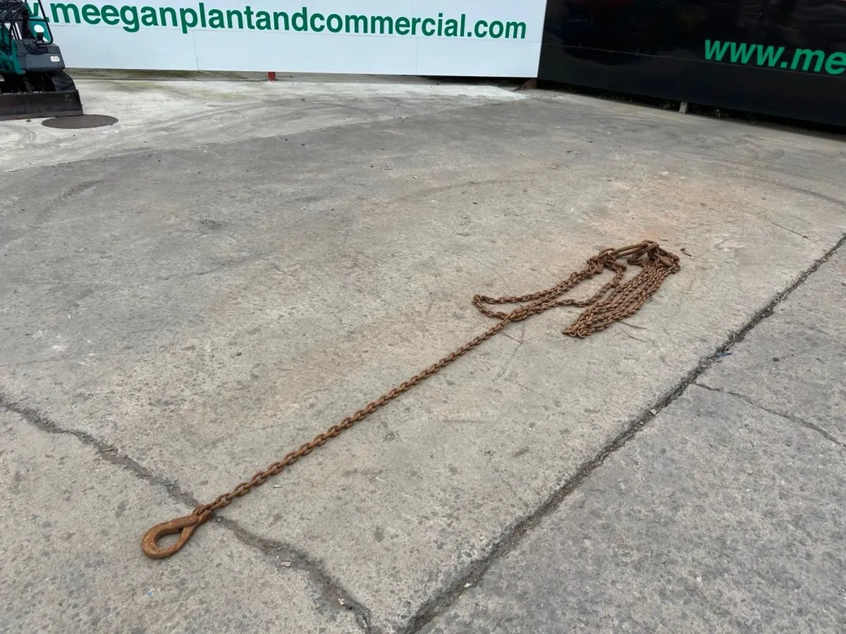 2.7 Metre ...6.7 ton ...lifting chains 4 LEG .... - Image 2