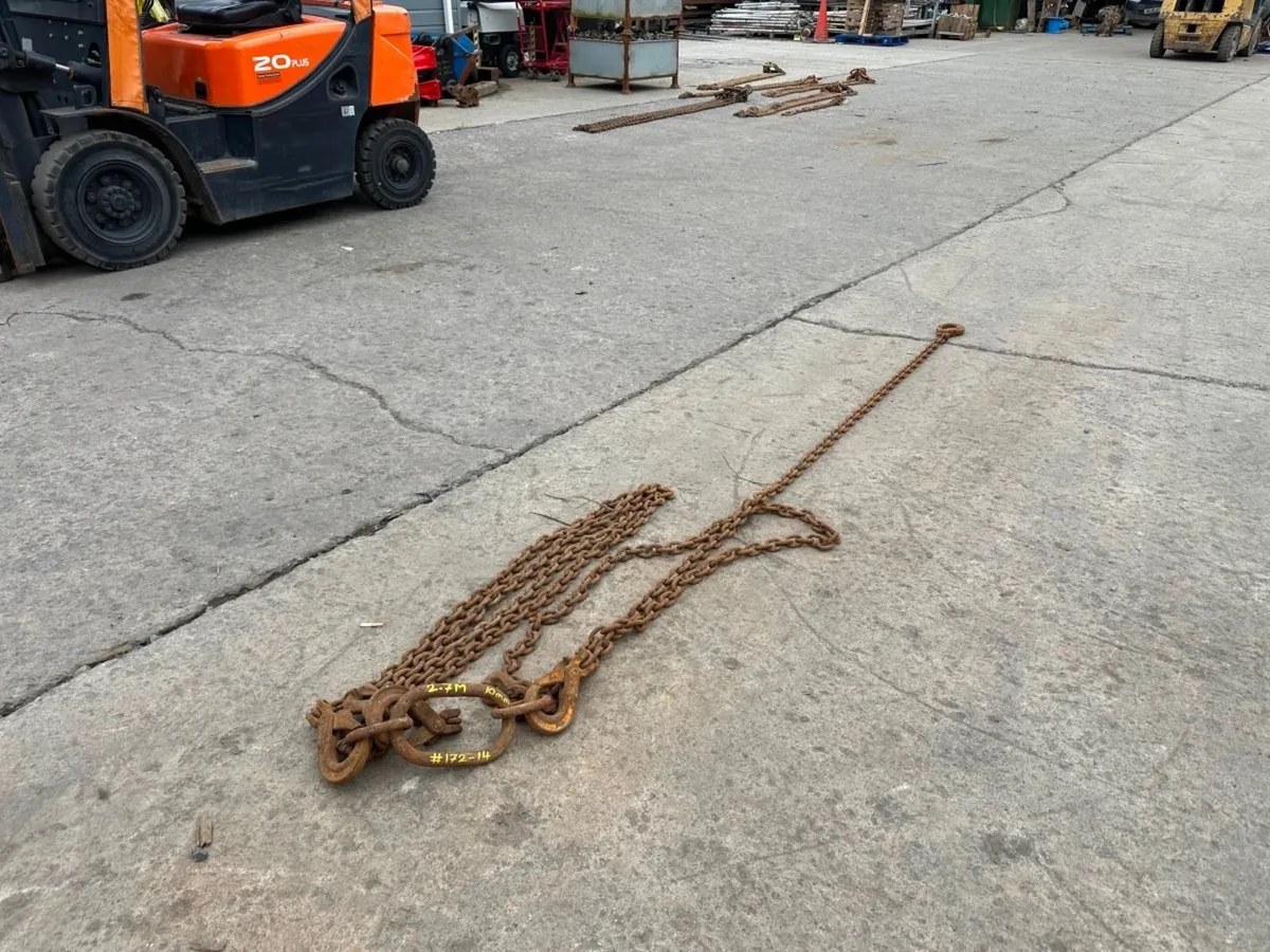 2.7 Metre ...6.7 ton ...lifting chains 4 LEG .... - Image 4