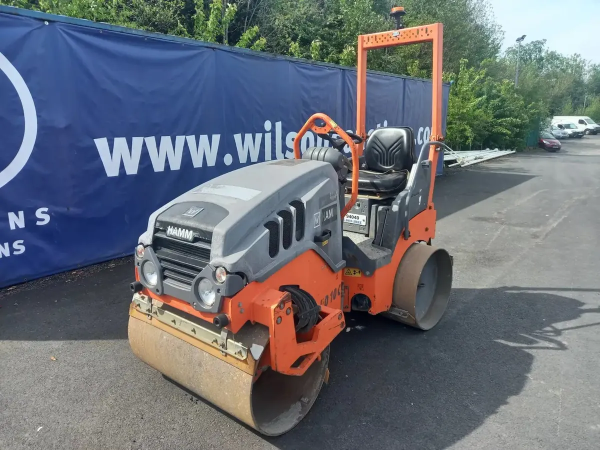 2016 Hamm HD10C Twin Drum Roller For Auction - Image 2