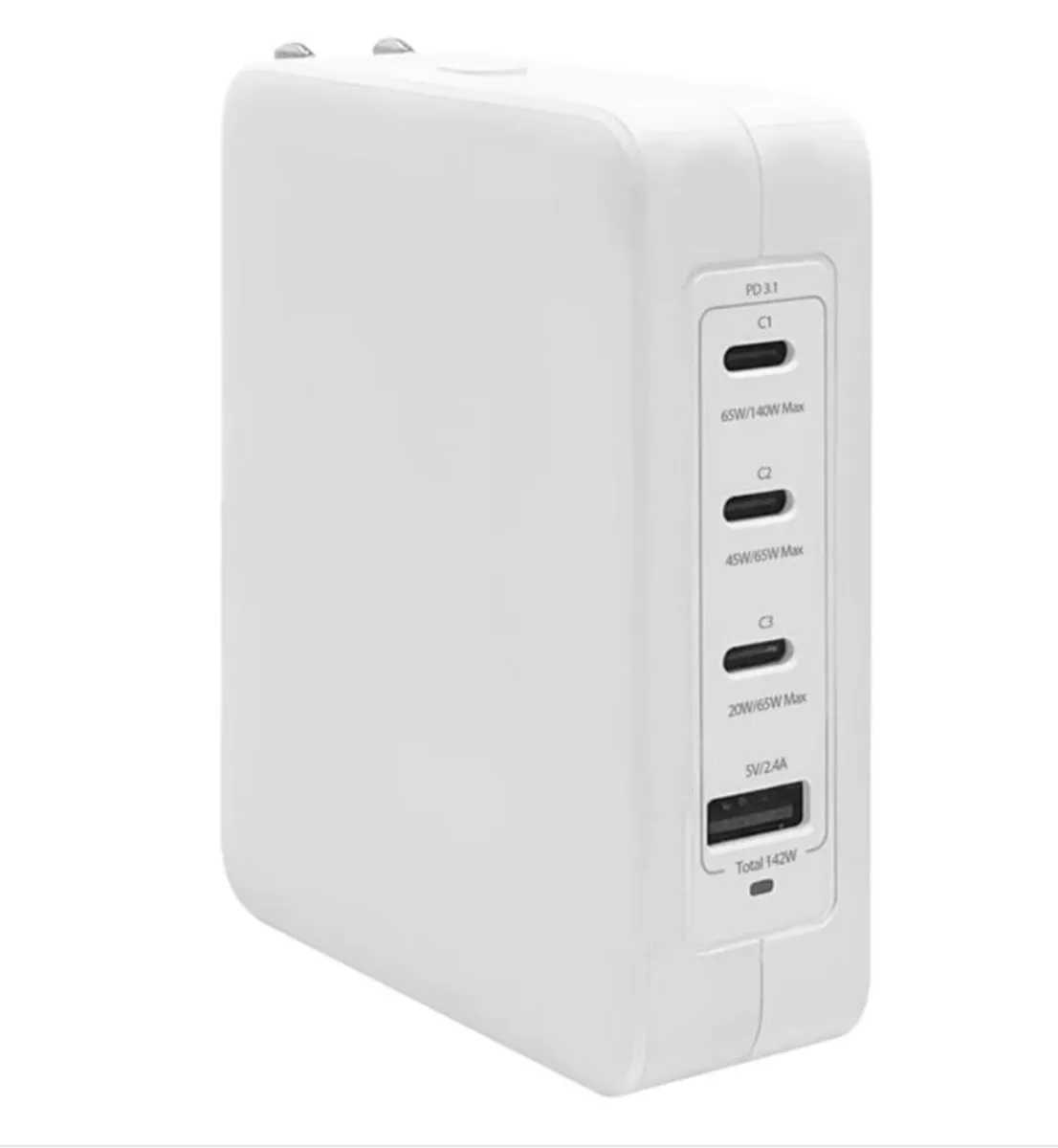 Macally 142W GaN 4 port USB-C/USB-A Charger - Image 1
