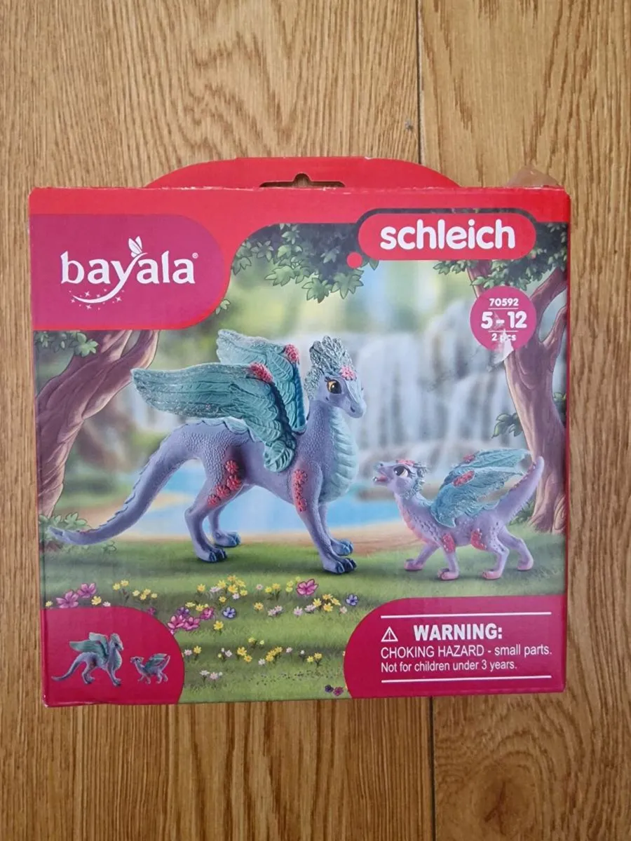 Schleich - Bayala - Bayala Flower Dragon and Baby - Image 1