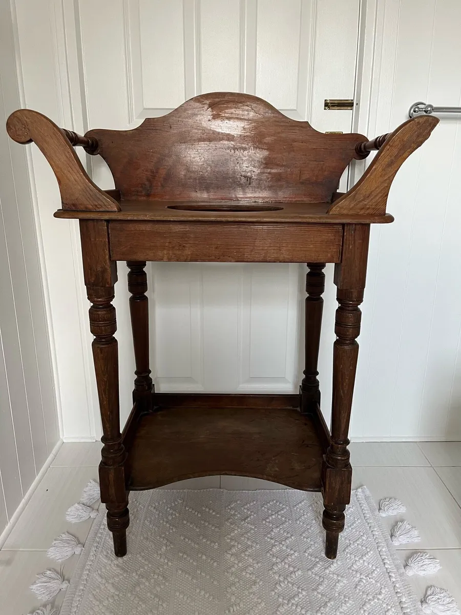 Antique Wash Stand & Jug and Bowl - Image 2