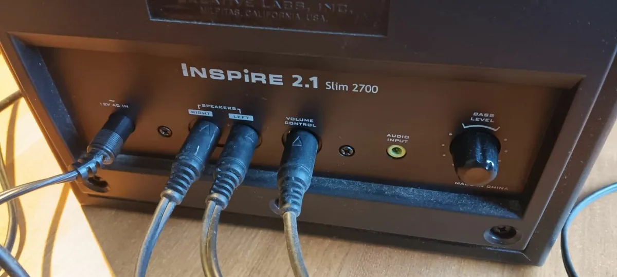 Speakers Creative inspire 2.1 2700 - Image 3