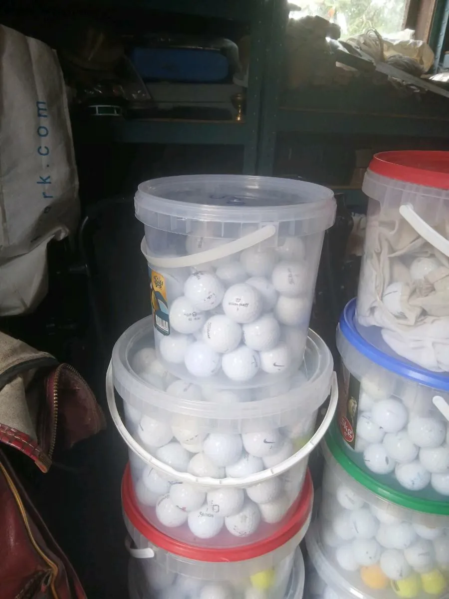 Golf balls and Golf clubs. Ring for prices - Image 1
