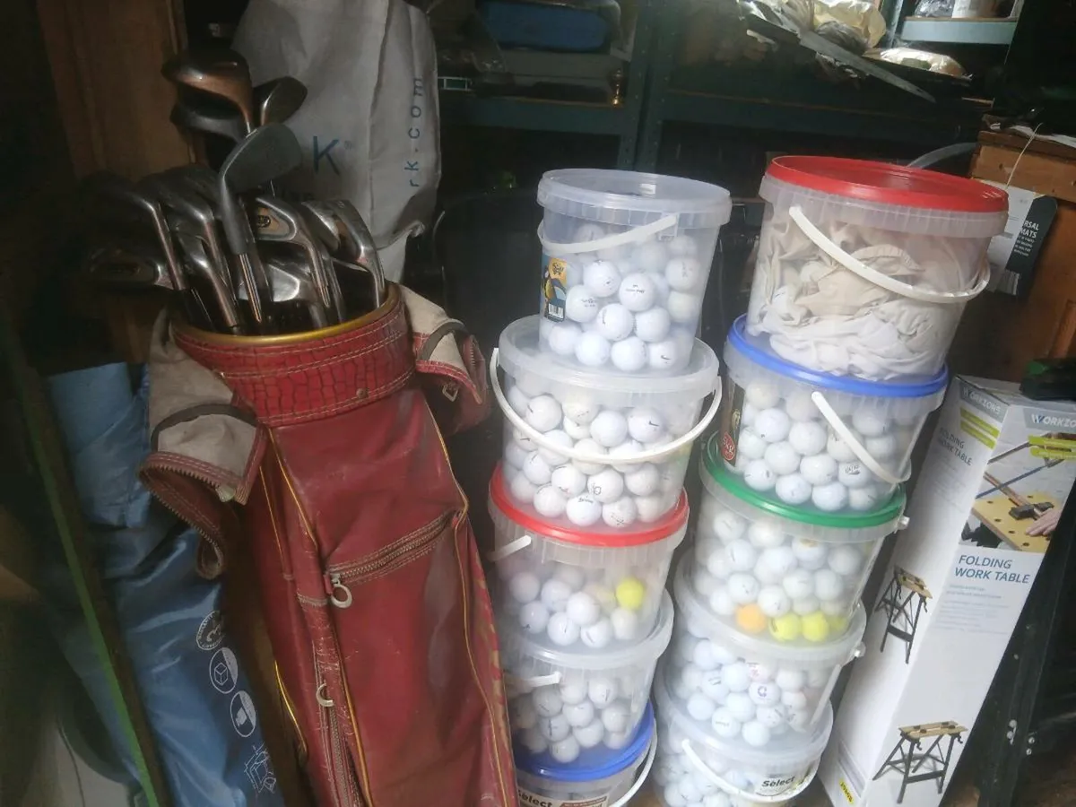 Golf balls and Golf clubs. Ring for prices - Image 3