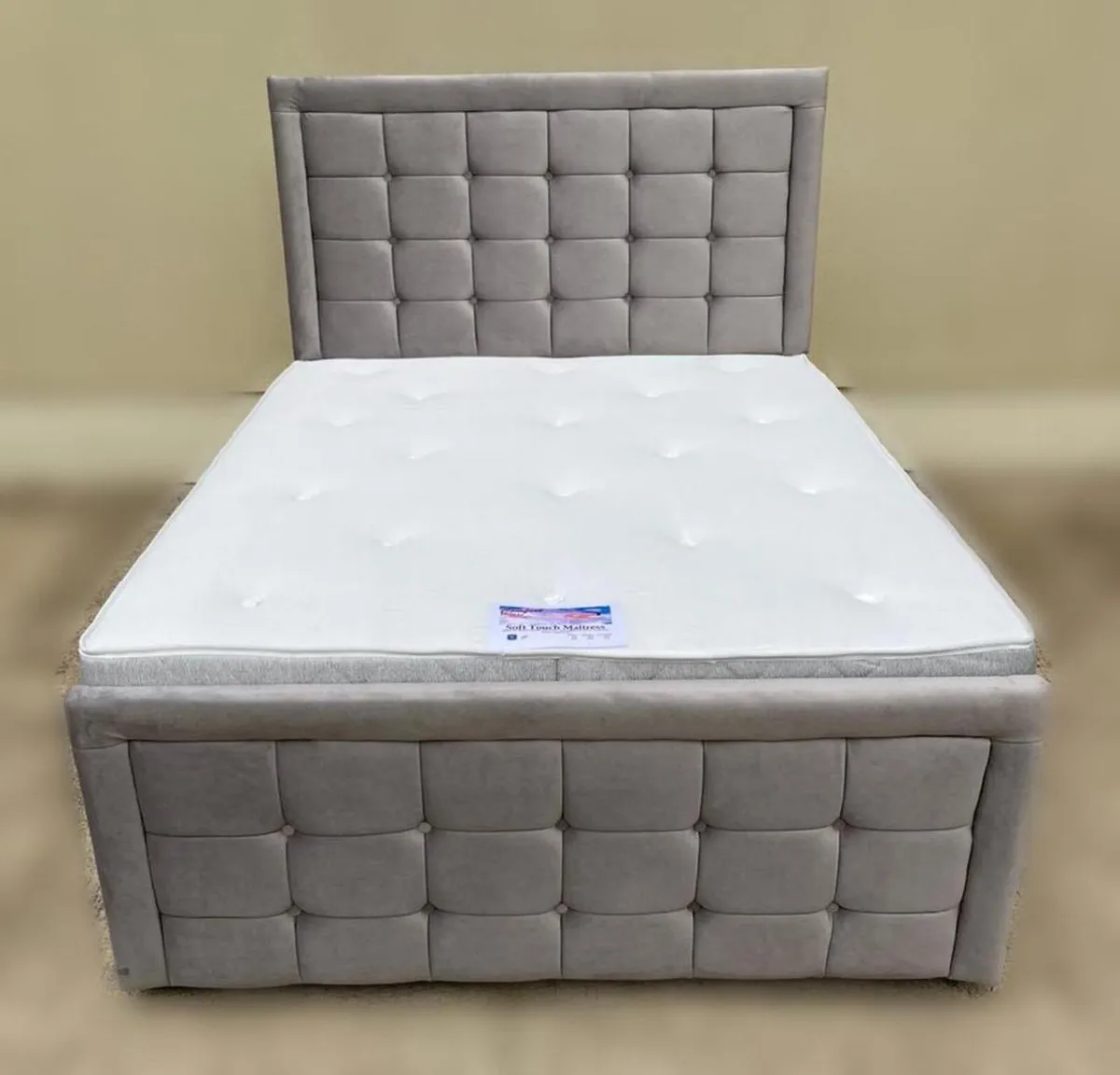 Bumper sandy divan beds and mattress - Image 1