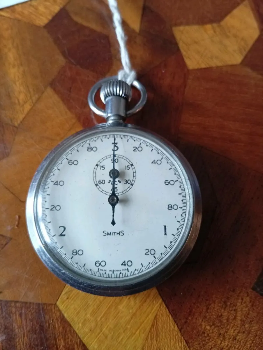 Vintage smiths pocket 1/100 stopwatch - Image 1