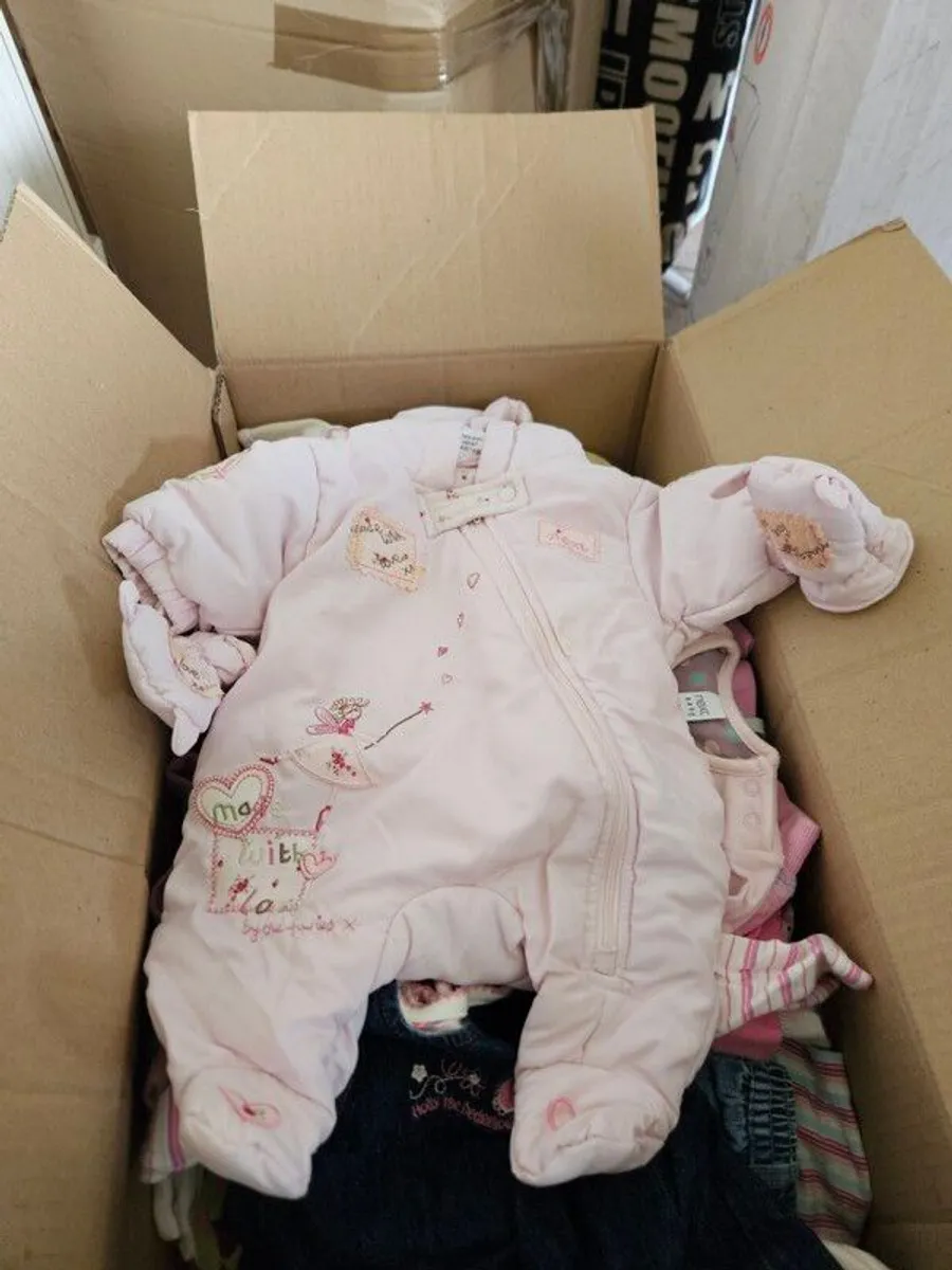 2 big Boxes of baby clothes - Image 2