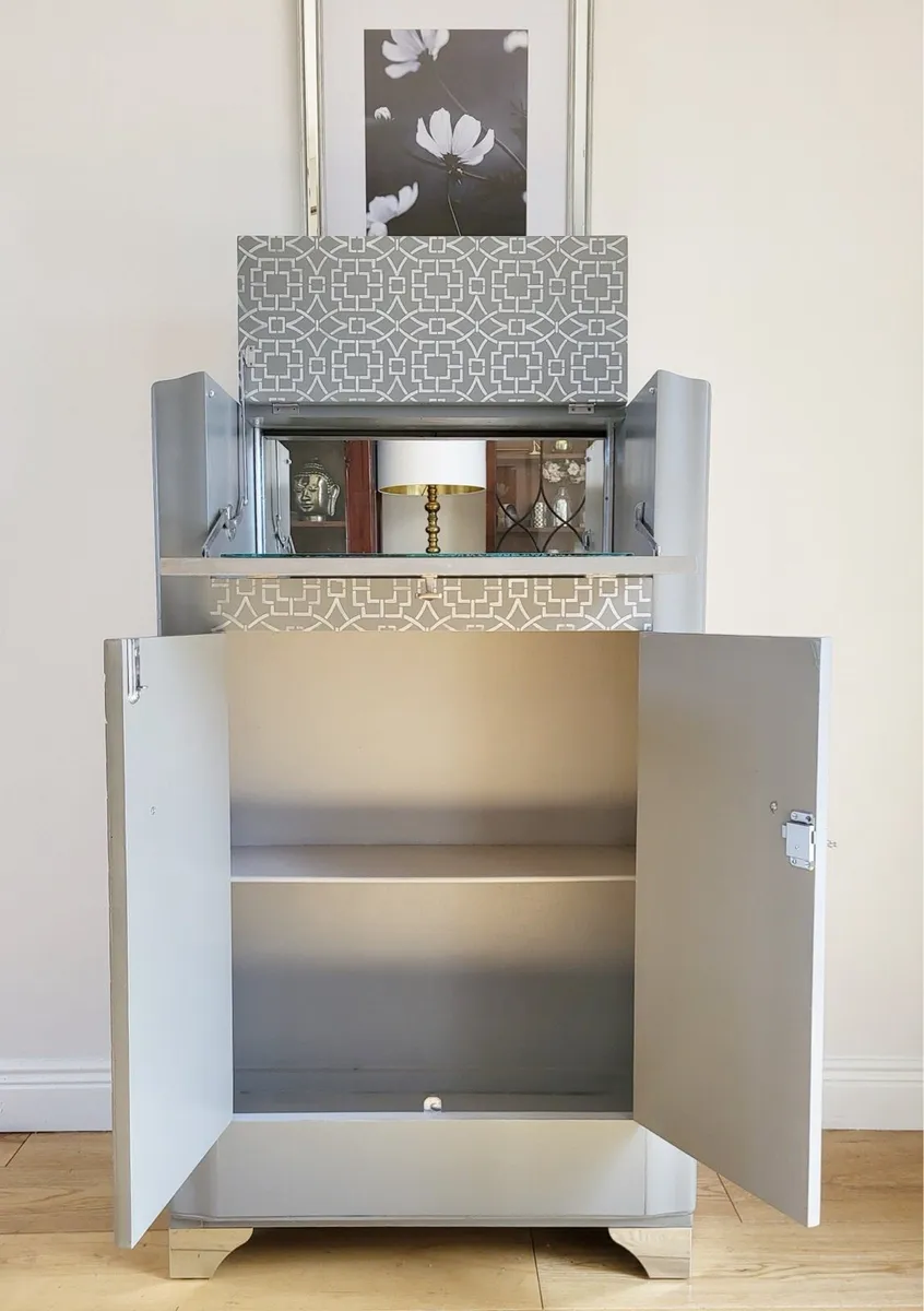 Mid Century cocktail drinks cabinet - Image 4