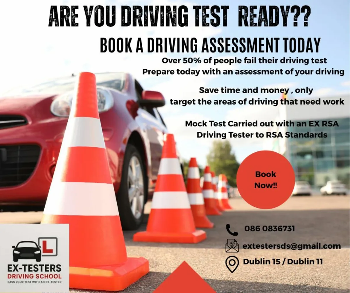 Ex-Testers Driving School / Driving Lessons / Test - Image 4