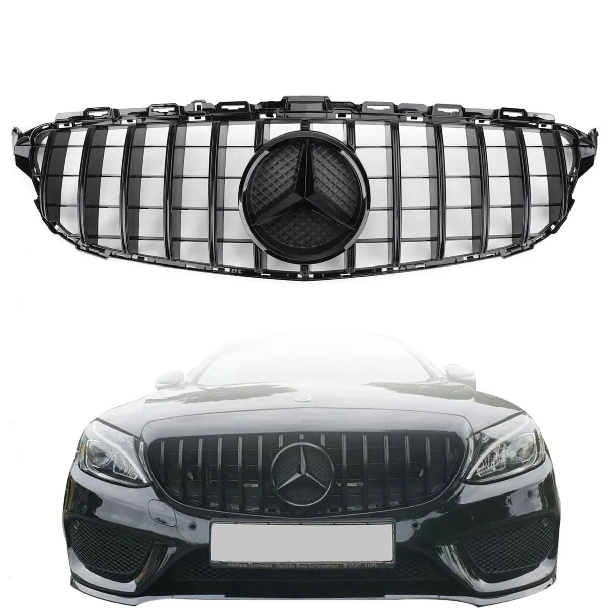 2015-2018 Mercedes C-class front grill - Image 1