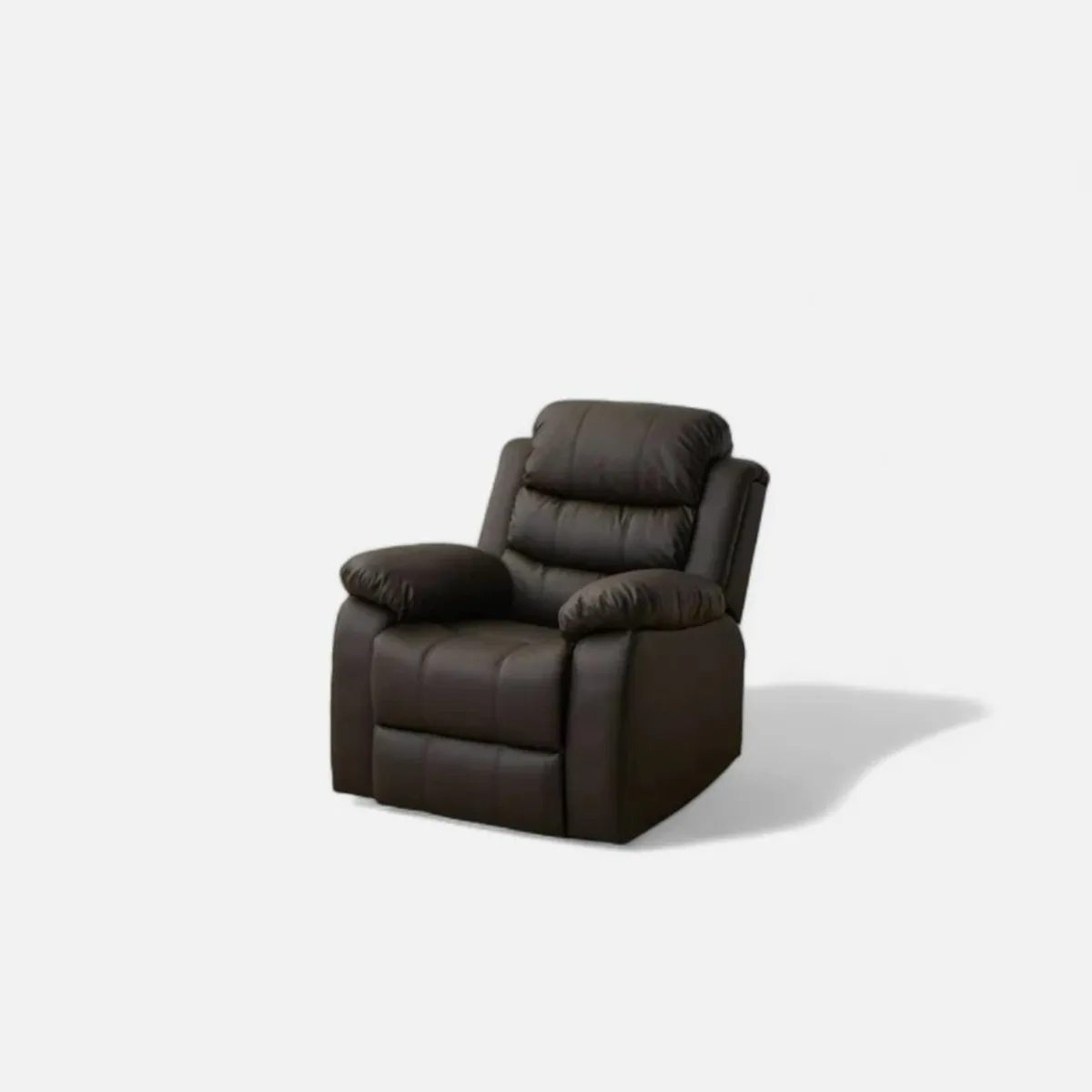 FINAL UNITS Bargain Recliner Chair Black & Brown - Image 2