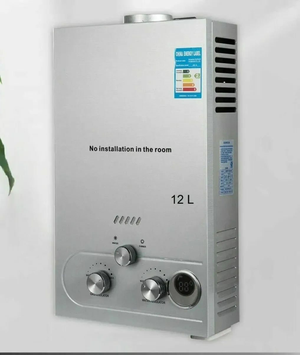 12L Tankless LPG Propane Gas Hot Water Mobile Home - Image 3