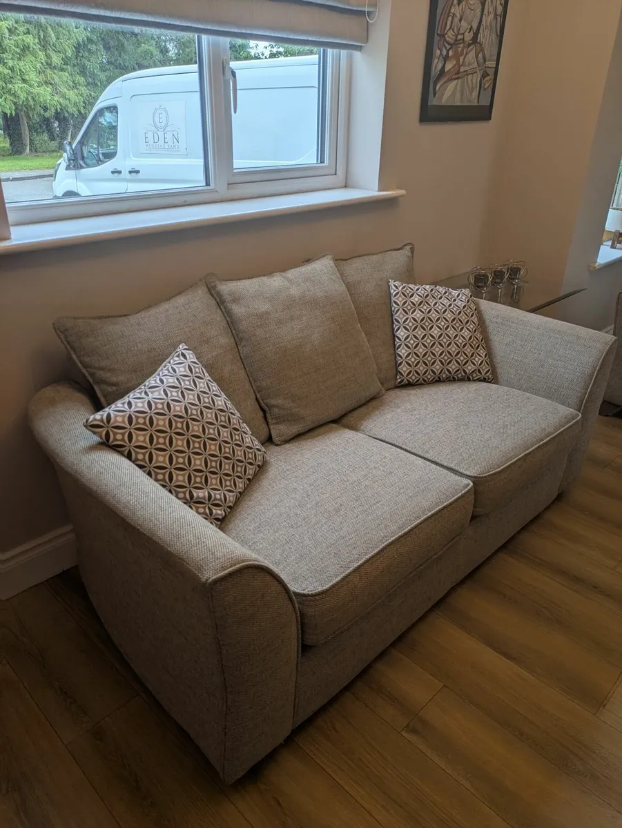 Sofa Bed, Chair and Storage Footstool - Image 2