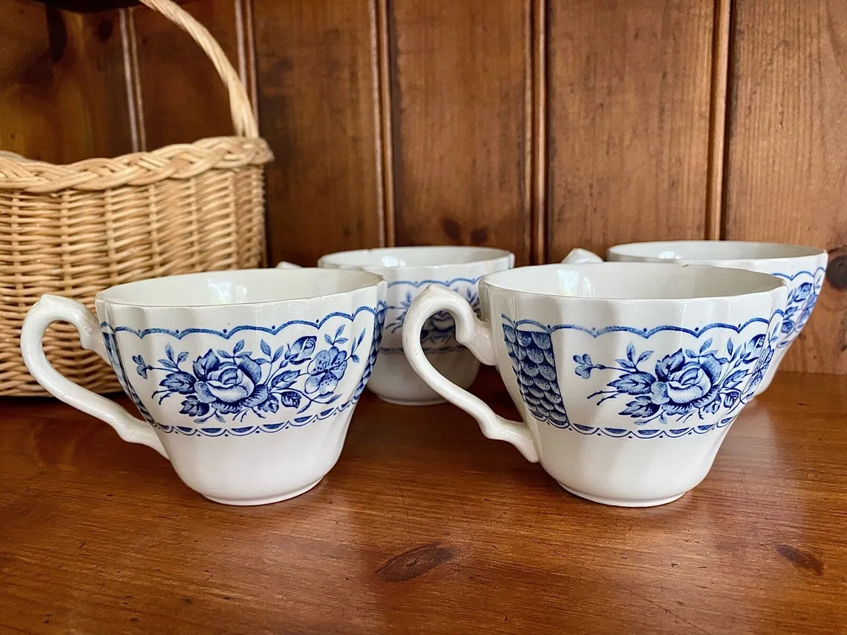 Myott Melody Fine Ironstone Teacups - Image 1