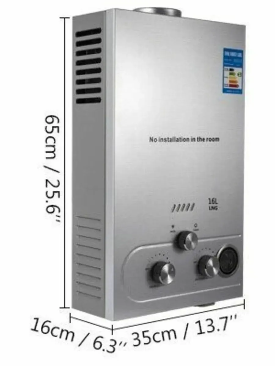 16L LPG  Outdoor  Water Heater Boiler Car Camping - Image 2