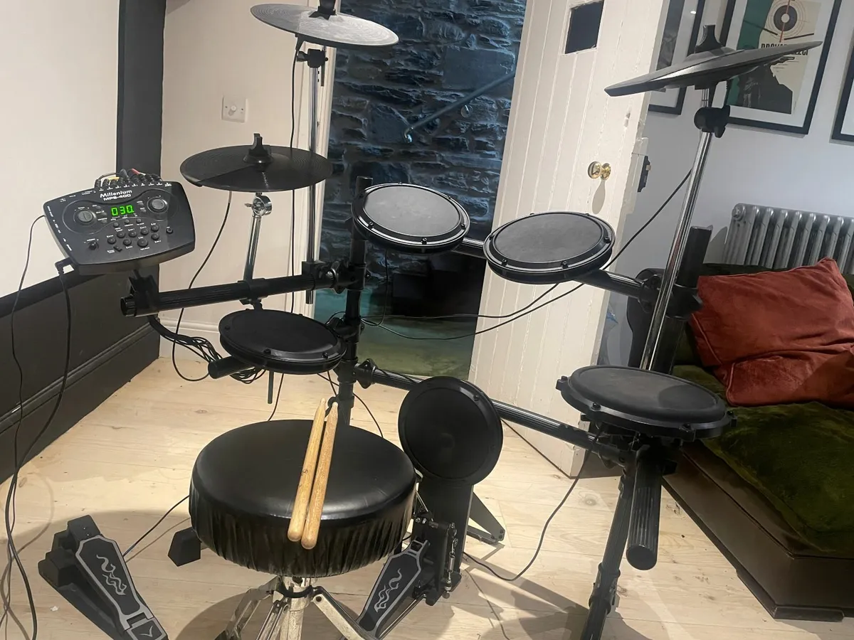Electronic drum kit- Millennium MPS 400 + NUX DA30 - Image 3