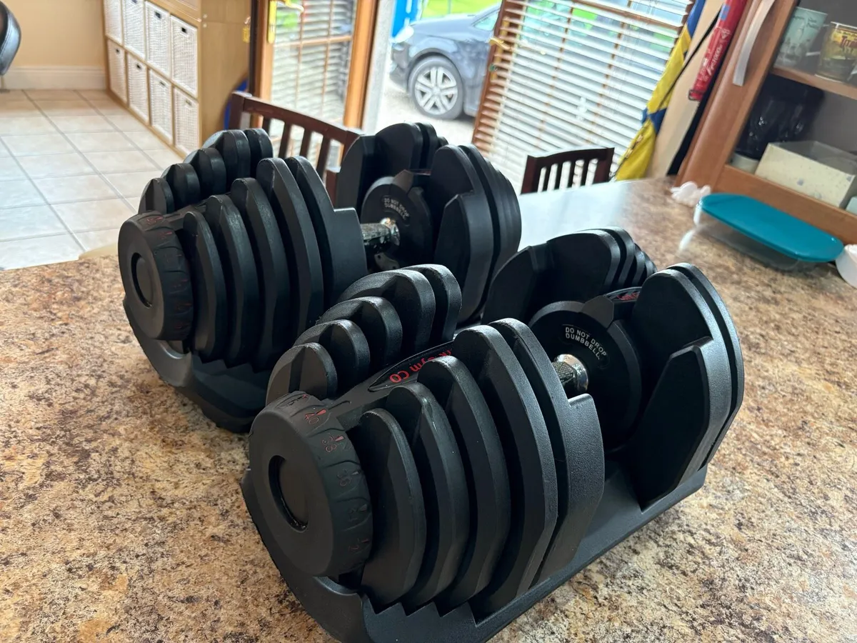 5KG - 40KG SELECTABLE DUMBBELLS AND HEAVY BENCH! - Image 4