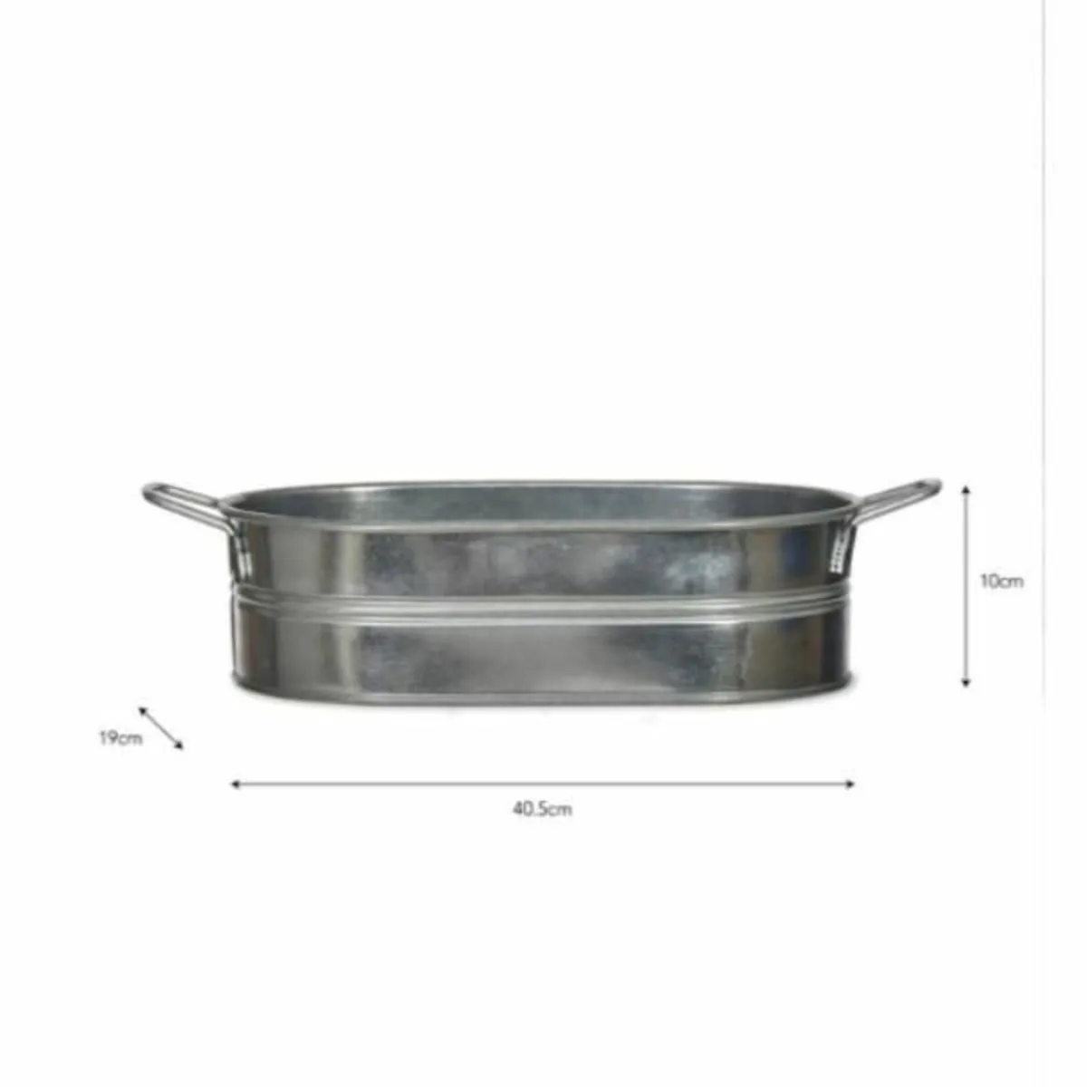 Farmington Trough Small – Galvanised Steel – GT18 - Image 2
