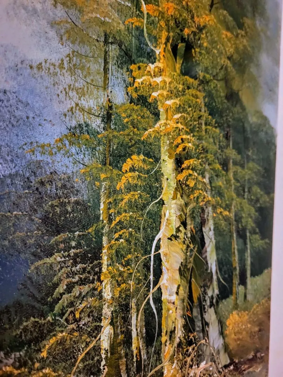 SIGNED PAINTING  FOREST MIST BY DoND - Image 3